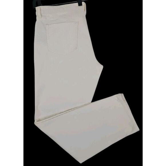 Gap ~Woman Size 14/32R~ Off-White Corduroy Premium Skinny Pants Cotton Blend. - Picture 5 of 14